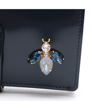 A.D.M.J. 【牛革】カルヴィ/イタリアンレザー　ザ・ビーパース ネイビー