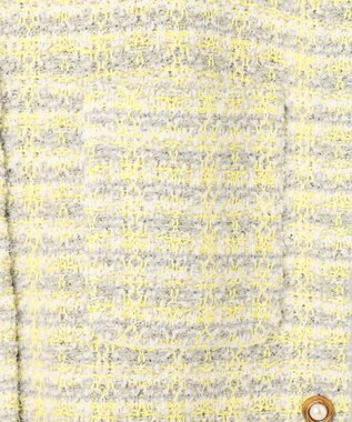 自由区 【Precious 5月号掲載】【カトリエムブーケ】Couleur tweed ツイードジレ チャコール系