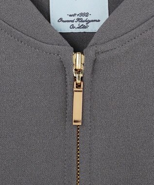 組曲 【先行予約・WEB限定】ジョーゼットジャージー ブルゾン グレー系