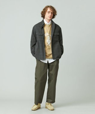 J.PRESS YORK STREET 【UNISEX】YALEブルドック裏毛スウェット ライトイエロー系