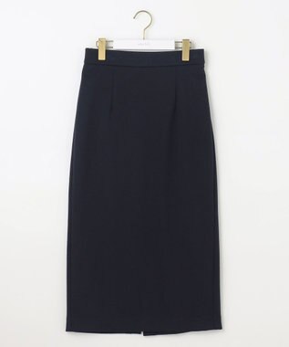 ANY SIS 【WEB・一部店舗限定】カットジャカードペプラム セットアップ ネイビー系