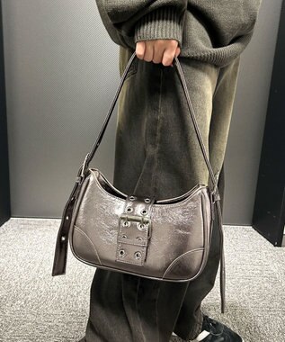 WEGO マルチWAYハーフムーンベルトバッグ 柄1