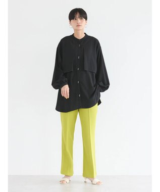 AMERICAN HOLIC サラックールレイヤードシャツチュニック Black