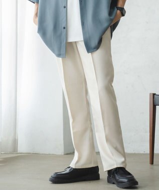 WEGO セミフレアスラックス ホワイトアイボリー