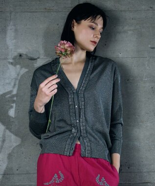  【カトリエムブーケ】Cardigan etincelant  シャイニーカーディガン