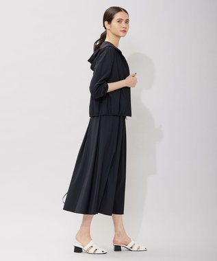 ICB 【接触冷感・UVカット・速乾・洗える】マットスキューバ パーカー ブラック系