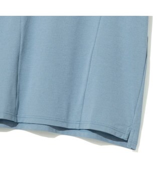 ZERO HALLIBURTON 通気性抜群 コンフォートモックネックTシャツ ZHG-M6S7d 85194 ライトブルー