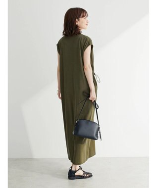 Green Parks ・ＳＵＧＡＲ　ＳＰＯＯＮ　ウエストドロストワンピース Khaki