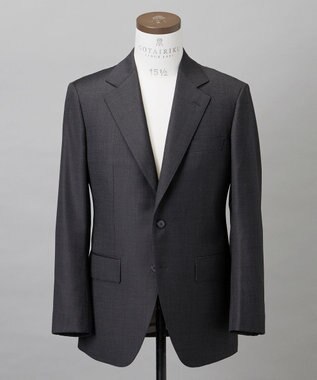 GOTAIRIKU 【Loro Piana Fabric】365 通年スーツ(グレー×格子) グレー系8