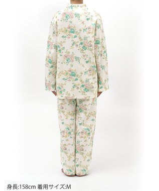 Wing パジャマ 綿100%(本体肌側) あったか 冬 長袖 長ズボン レディース EP6019 ウイング／ワコール クリーム