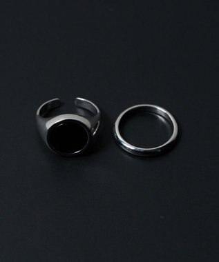 WEGO 2Pシグネットリング 柄3