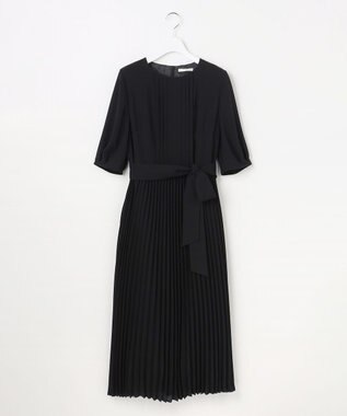 自由区 S シフォンプリーツ ワンピース