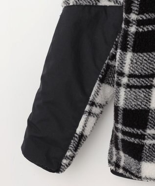 JOSEPH ABBOUD MOUNTAIN 【軽量/暖か/男女兼用】チェックフリース ブルゾン ブラック系4