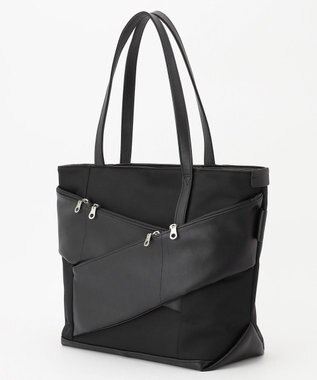 Y'SACCS 【Y'SACCS Gene Line】モルビアン トートバッグ Wide ブラック