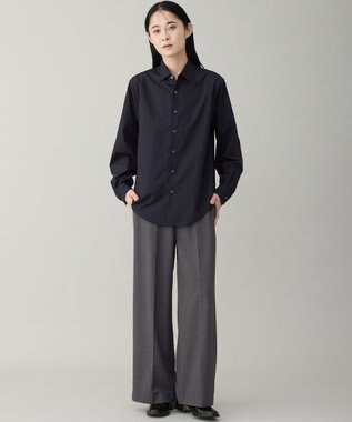 UNFILO MENS 【OCEANS 雑誌・web 掲載 / 男女兼用】TR デイリークリーンシャツ ネイビー