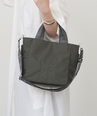 russet 【撥水】《WEB限定》コーデュラナイロン2WAYトートバッグ（CE-1813-WEB） Gray