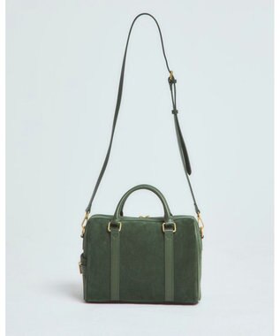 style code 【VerdeVari/ヴェルデヴァリ】スエードボストンバッグ ダークグリーン