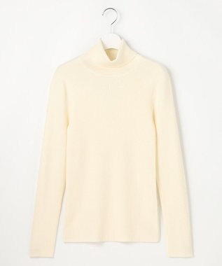 23区 【Oggi1月号/CLASSY.11月号掲載】ウーステッドウール リブタートルネック ニット ホワイト系