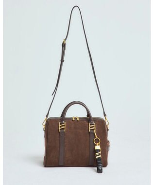 style code 【VerdeVari/ヴェルデヴァリ】スエードボストンバッグ ブラウン