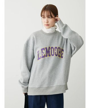 Green Parks ・Ｄｏｕｂｌｅ　Ｆｌａｇｓ　ロゴｐｔ＆刺繍スウェット Gray Mixture