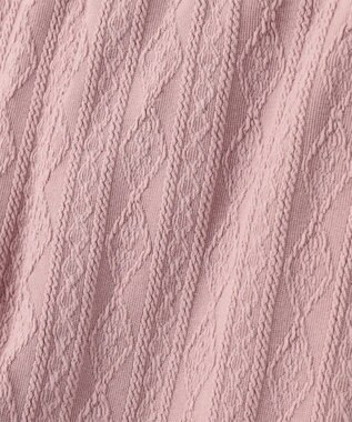 ANY KIDS ケーブル ジャガード レギンス ピンク