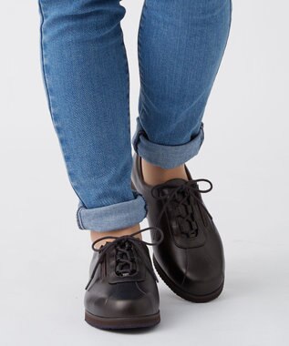 ASICS WALKING ペダラ レディース 4E 2.5CMヒール ブラウン系