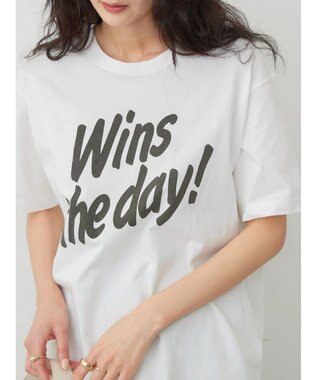 AMERICAN HOLIC Ｏｎｅ　ｗｏｒｄ　ロゴカットプルオーバー Off White