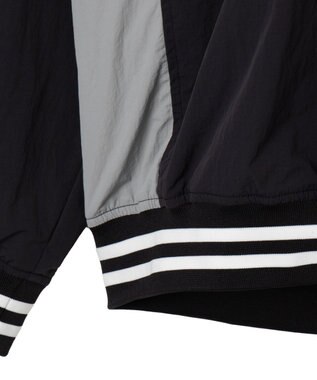 WEGO ナイロンゲームロゴプルオーバー ブラック