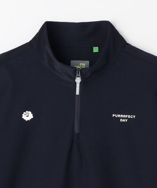 PW CIRCULUS 【MEN】AIR TOOL ハーフジップモック ゴルフ ネイビー系