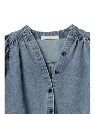 Green Parks ・ｆｕｒｒｙ　ｒａｔｅ　デニムシャツジャケット Light Indigo