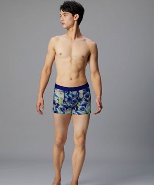 WACOAL MEN WACOAL MEN ボクサーパンツ 【気持ちいいパンツ】 動いてもズレにくい フロントの安定性・快適性 前閉じ 下着 メンズ WT3439 /ワコールメン インディゴブルー