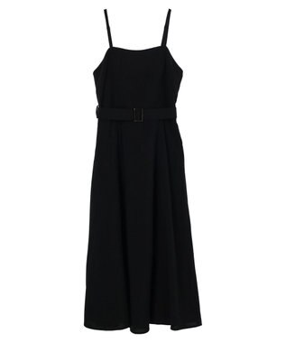 earth music&ecology ウエストマークキャミワンピース Black