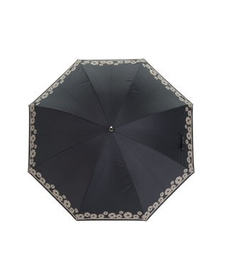 MOONBAT 晴雨兼用日傘 長傘 マーガレット／遮光 遮熱 UV ブラック