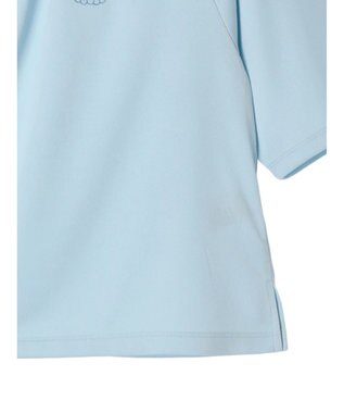 earth music&ecology スポーティー刺繍ロゴＴ Light Blue