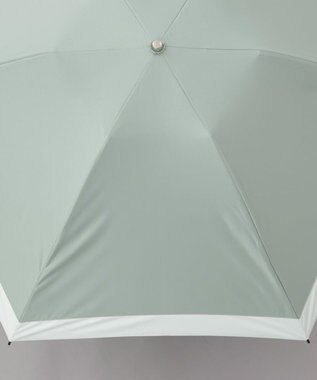 AURORA テレビで紹介！【WEB限定】 バイカラー晴雨兼用傘（折りたたみ・クイックオープン） ミントグリーン