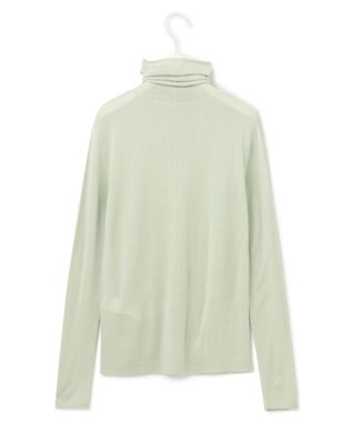 ICB 【洗える】 スムージータートル ニット ヘイズグリーン系