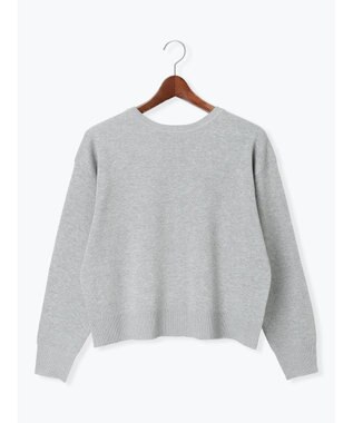 Te chichi 前後2WAYスウェットライクニット グレー