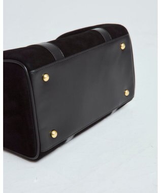 style code 【VerdeVari/ヴェルデヴァリ】スエードボストンバッグ ブラック