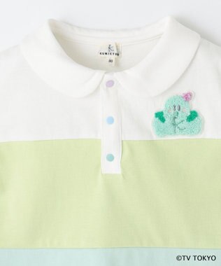 組曲 KIDS 【80-100㎝】シナぷしゅ襟付き カットソー ミント