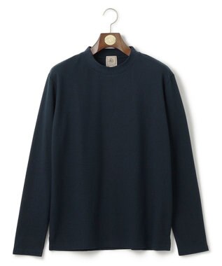 J.PRESS MEN オンでもオフでも品よく快適に【UVカット / 接触冷感 / 吸水速乾】【J.PRESS PREMIUM JERSEY】無地 ロングスリーブTシャツ ネイビー系