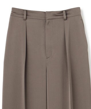 uncrave ライトダブルサテン ワイドパンツ トープ