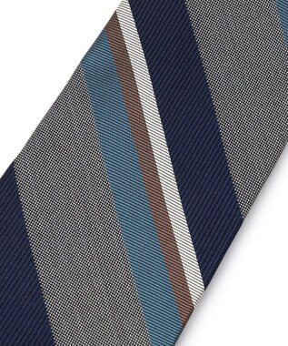 J.PRESS MEN 【STRUCTURE MIX COLLECTION】レジメンタル ネクタイ グレー系2