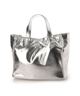 UNBILLION カシュカシュ cachecache / ソフトメタリックショッパートートS シルバー