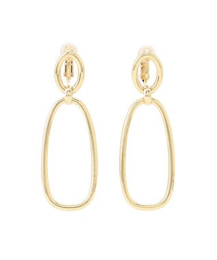 23区 オーバルトップ イヤリング ゴールド系