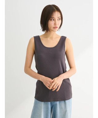 Green Parks ＢＰ　２ＷＡＹリブタンクトップ Charcoal Gray