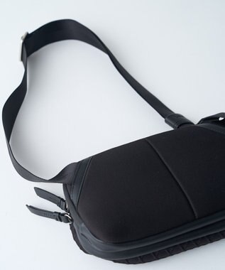 MIYABIYA LAQUOH【撥水加工】篭目柄エンボスボンディング2WAYショルダー カフェオレ