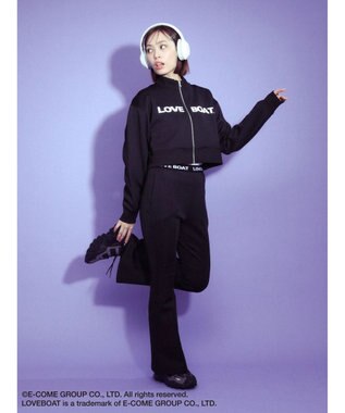 Green Parks ■別注　ＬＯＶＥ　ＢＯＡＴ　フレアパンツ Black