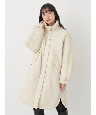 earth music&ecology ２ｗａｙ中綿モッズコート Ecru