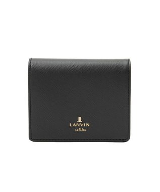 LANVIN en Bleu リュクサンブール 二つ折りコンパクト財布