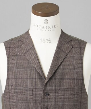 GOTAIRIKU 【TALLIA DI DELFINO】17MICRON スリーピーススーツ ダークブラウン系4